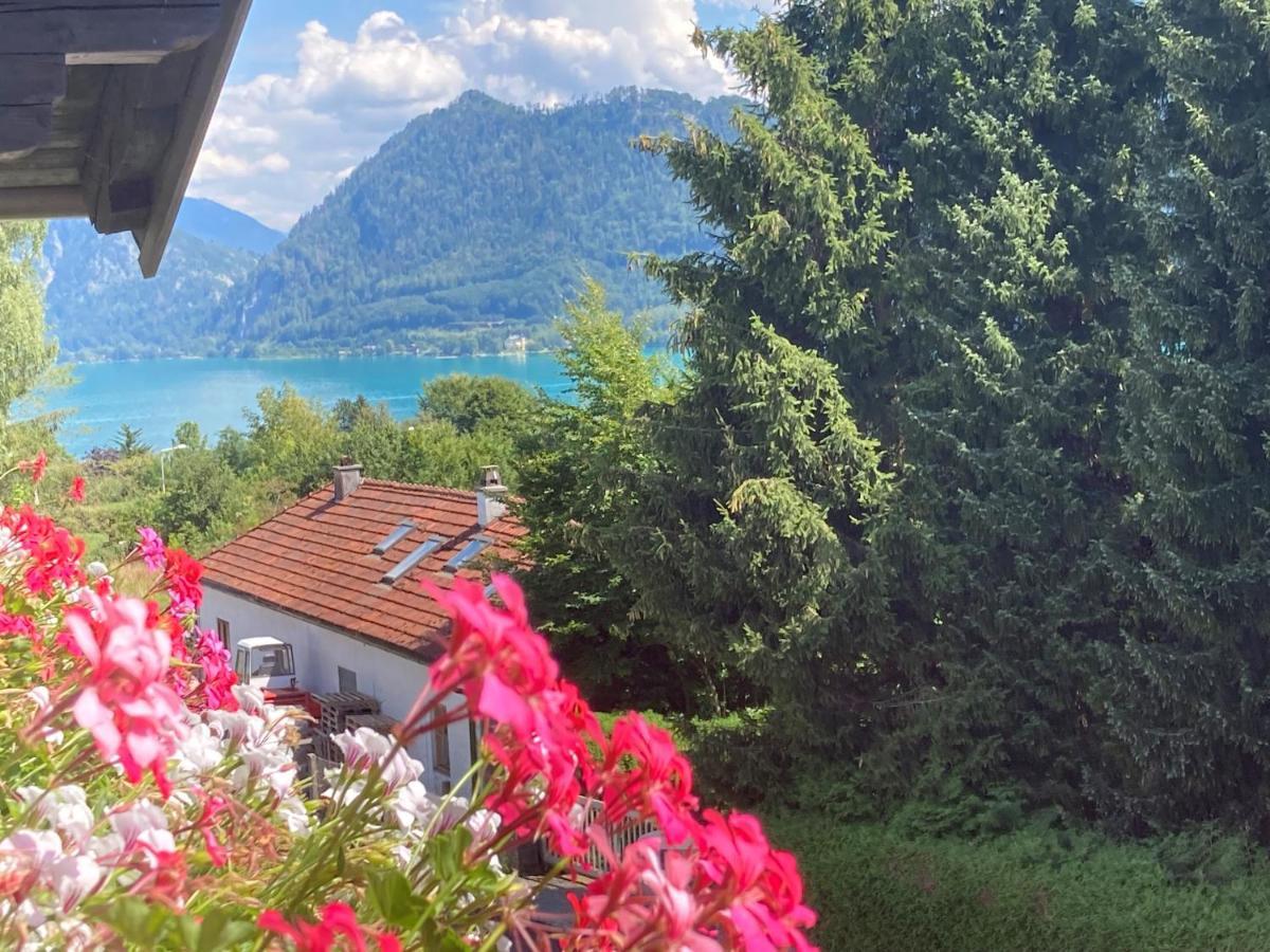 אונטראך אם אטרזה Ferienwohnung Mit Seeblick, Unterach Am Attersse מראה חיצוני תמונה